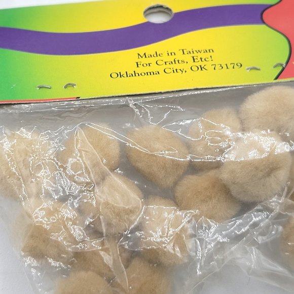 LeeWards Vintage Wooden Craft Easter Wood Eggs New Old Stock Original Package - Picture 6 of 7